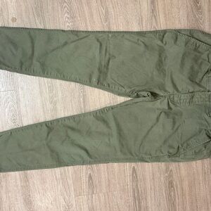 Abercrombie & Fitch Olive Green Slim Chinos
